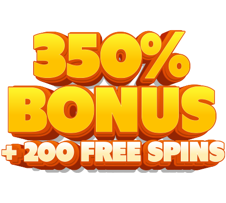 200 Free Spins + 350% Bonus